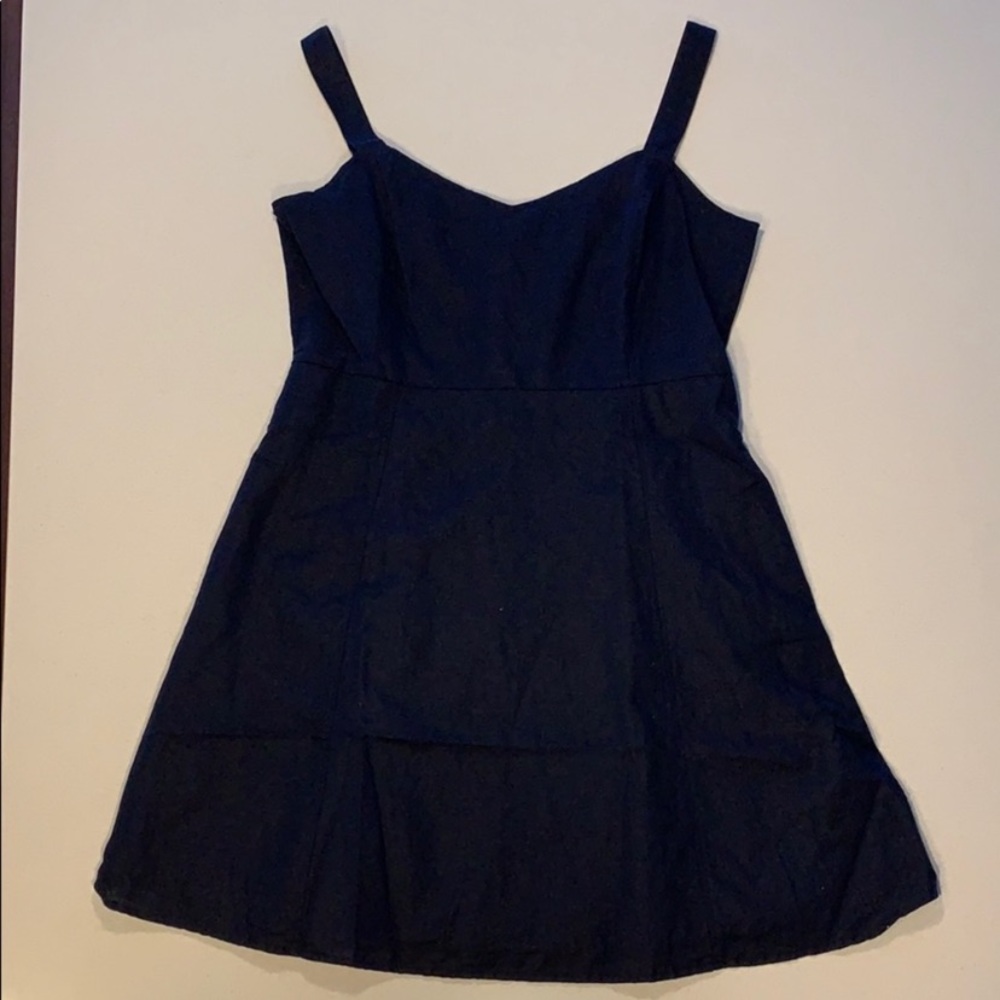 GAP navy linen dress